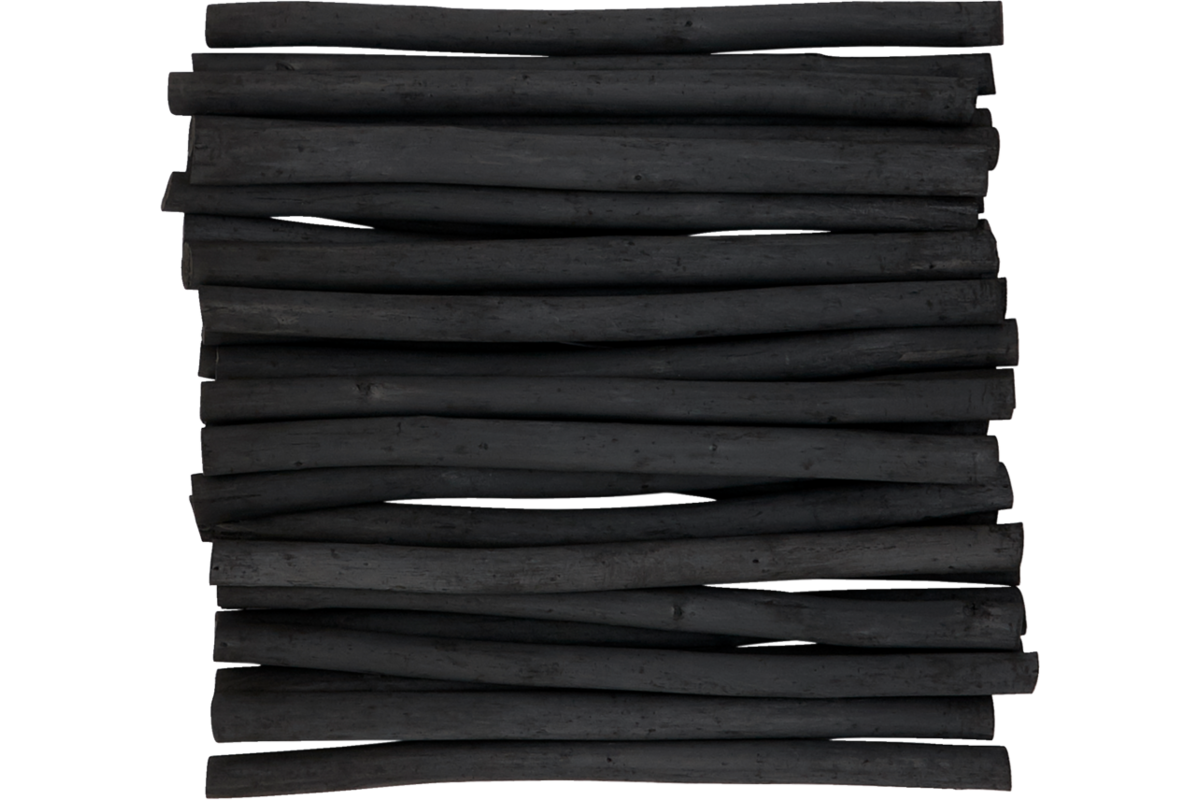 Houtskoolstaafje 30 stuks, 9 mm