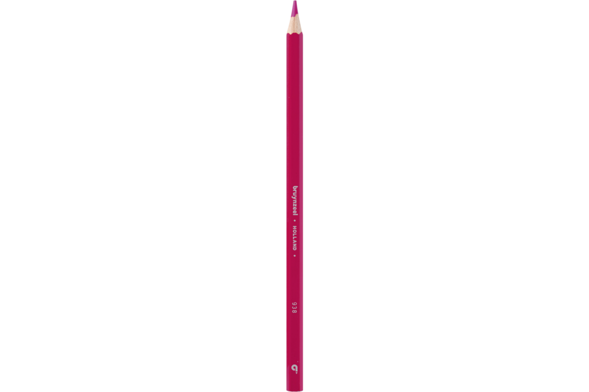 Kleurpotloden Bruynzeel super donkerrood, 12 stuks