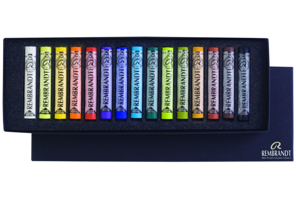 Rembrandt pastels, 15 kleuren ass.