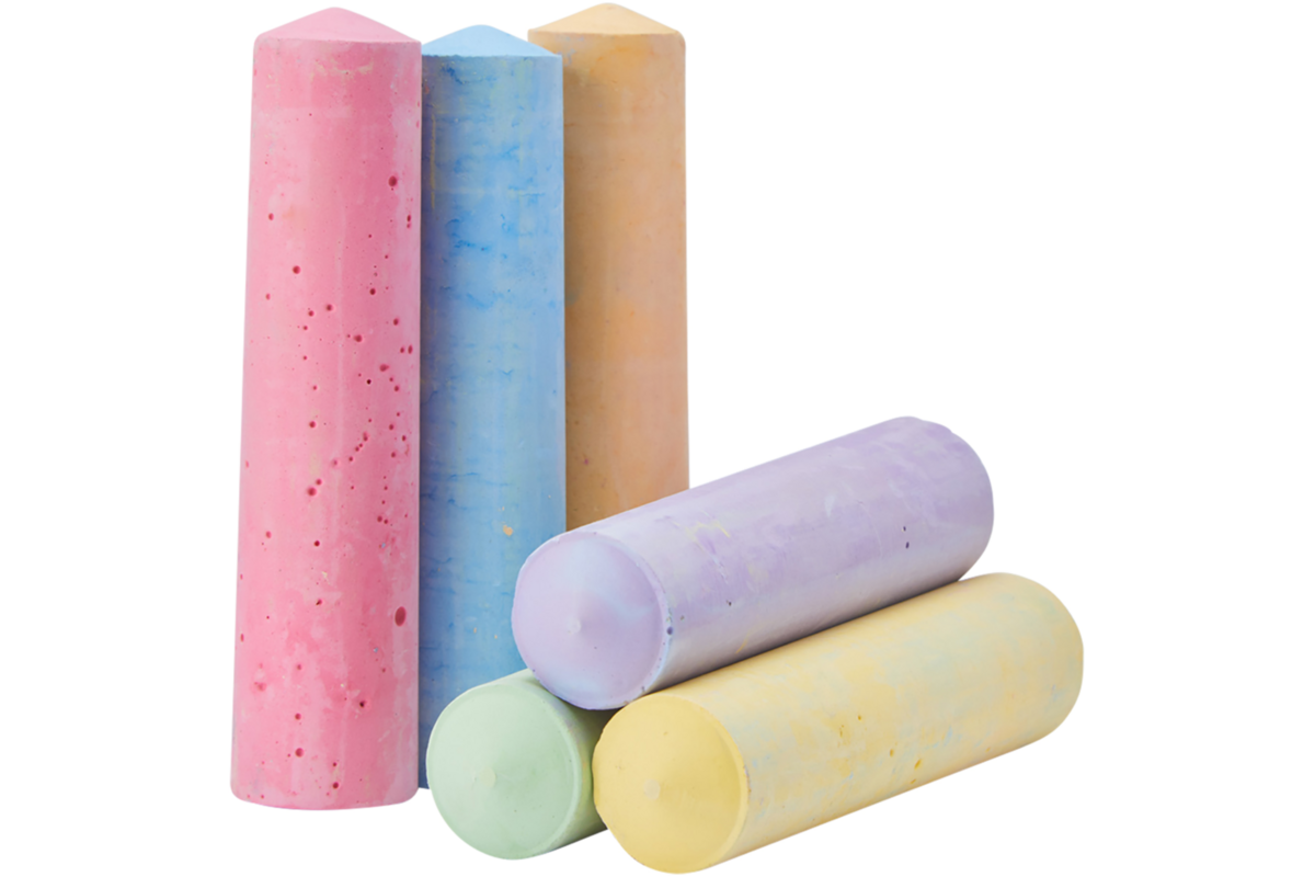 Stoepkrijt | de Rolf groep | assorti, 6 stuks
