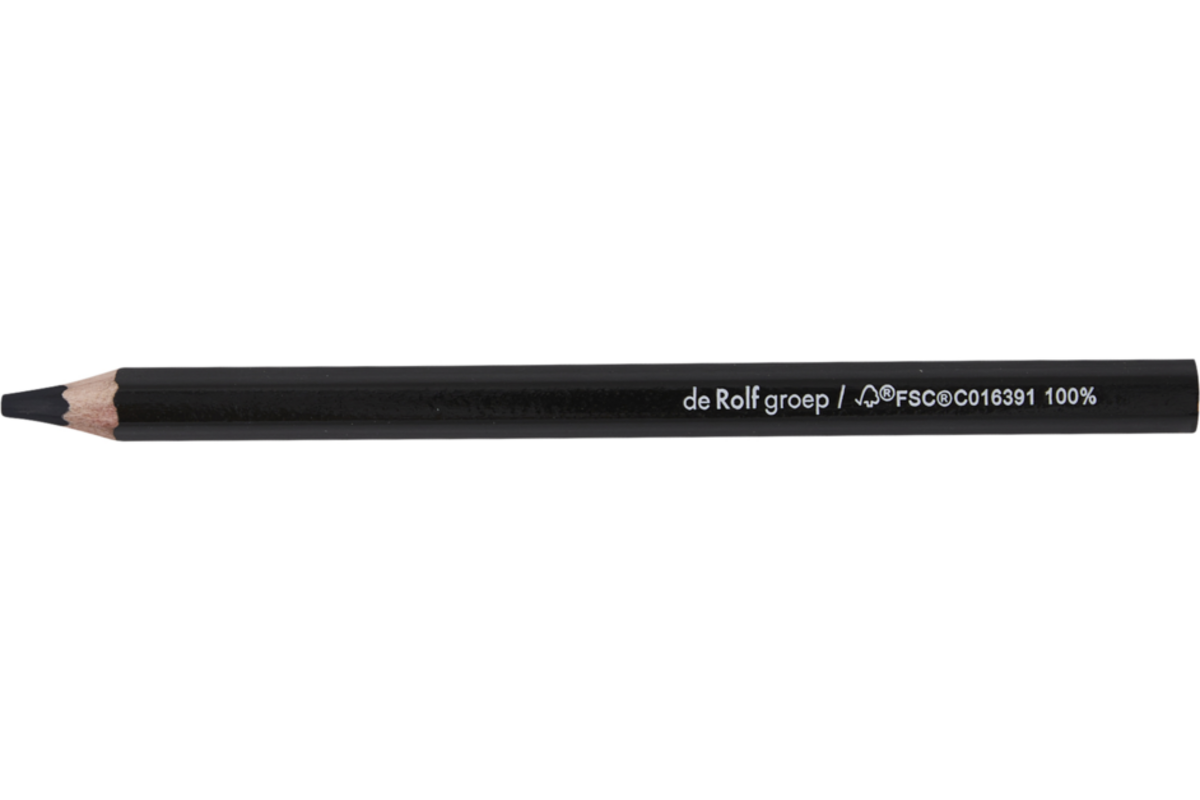 Kleurknotsen | de Rolf groep | 10 mm zwart, 12 stuks