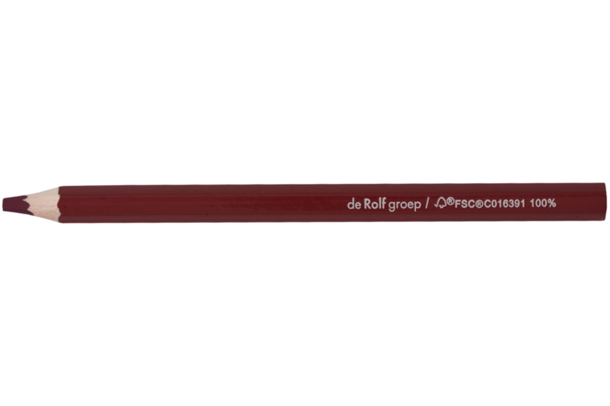 Kleurknotsen | de Rolf groep | 10 mm donkerrood, 12 stuks