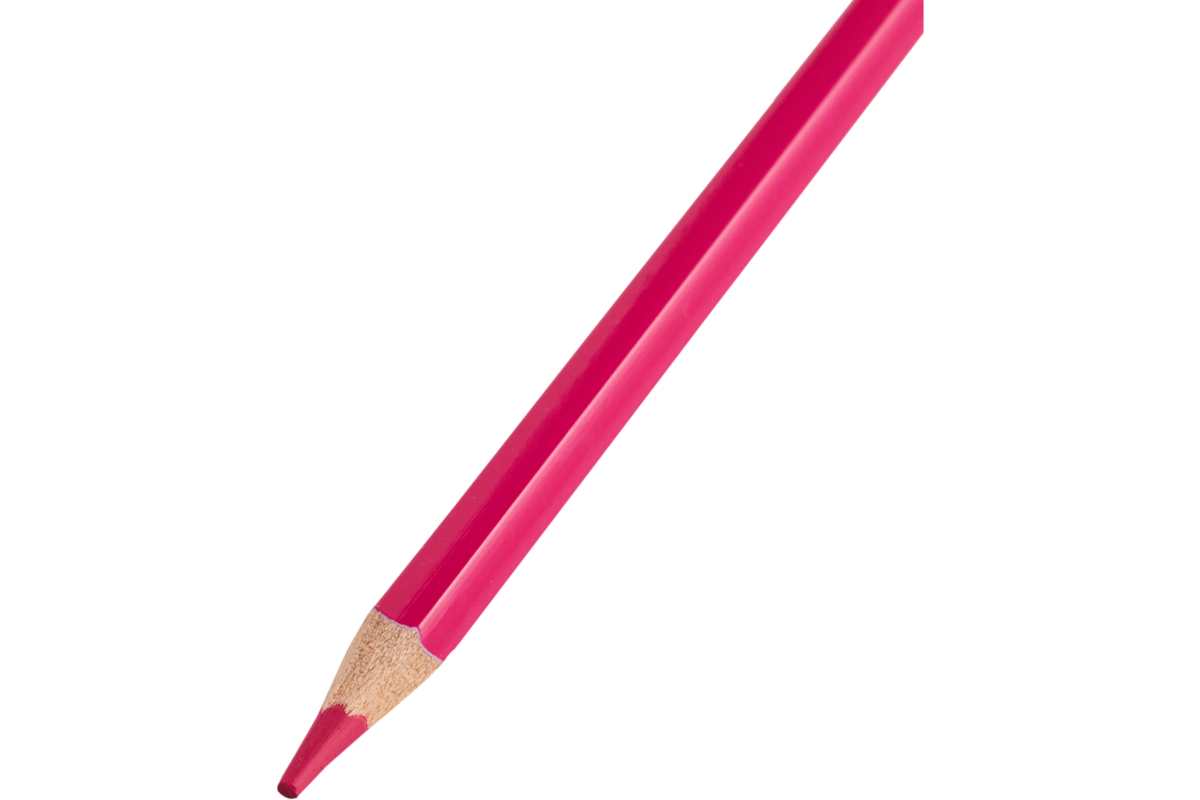 Kleurpotloden | de Rolf groep | roze, 12 stuks
