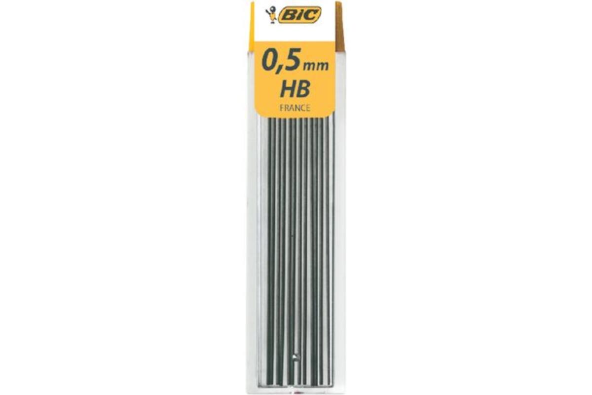 Vulpotlood stiften BIC 0,5 mm HB 12 stuks