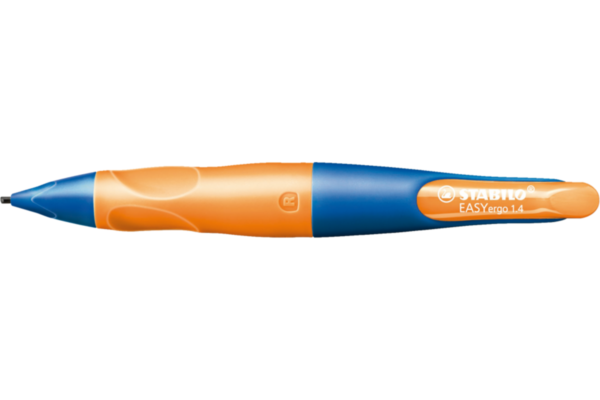 Vulpotlood STABILO EASYergo 1.4 RH blauw/oranje