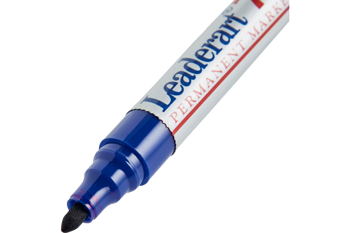 Permanent marker rond 1-3 mm blauw