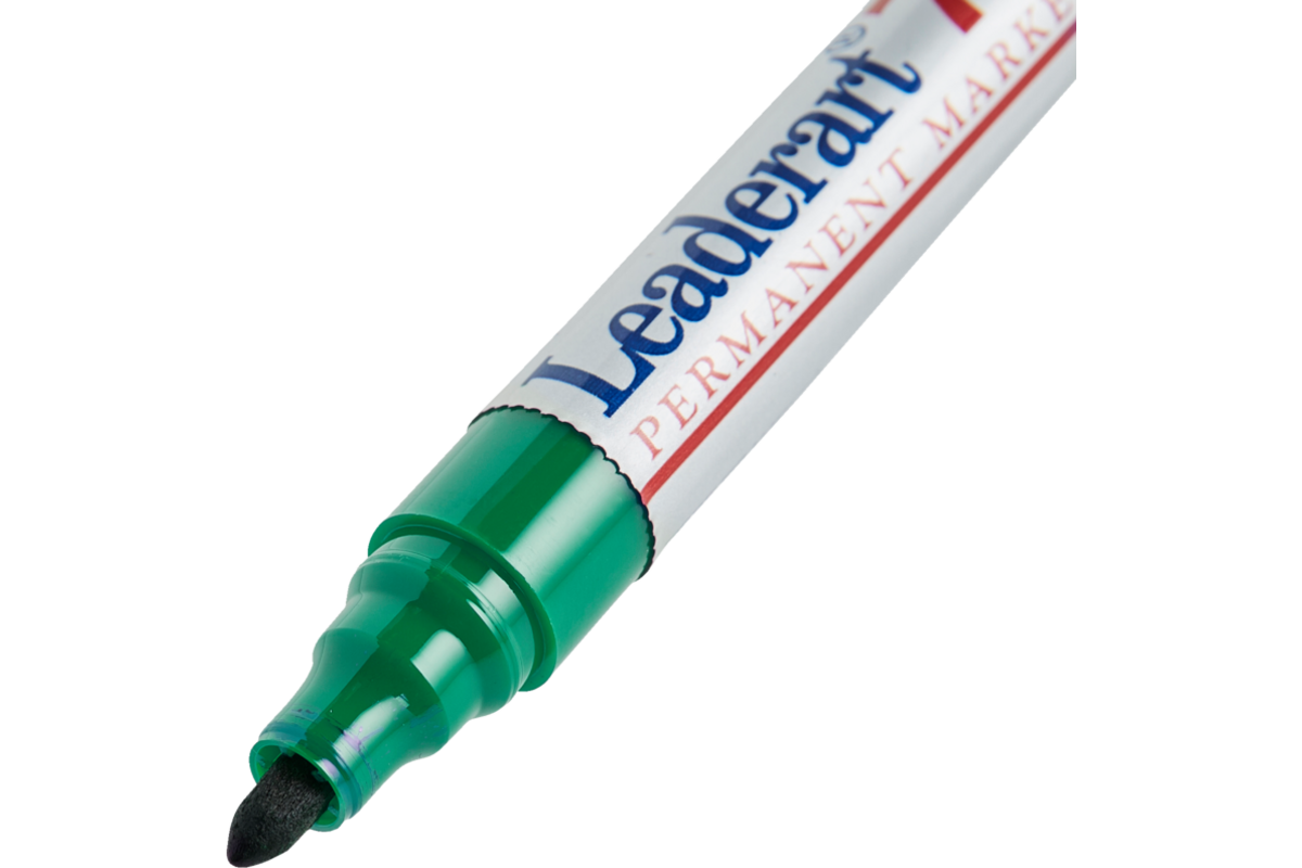 Permanent marker rond 1-3 mm groen