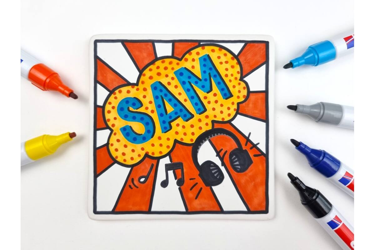 Permanent marker edding 3000 assorti 1,5-3 mm, 10 stuks