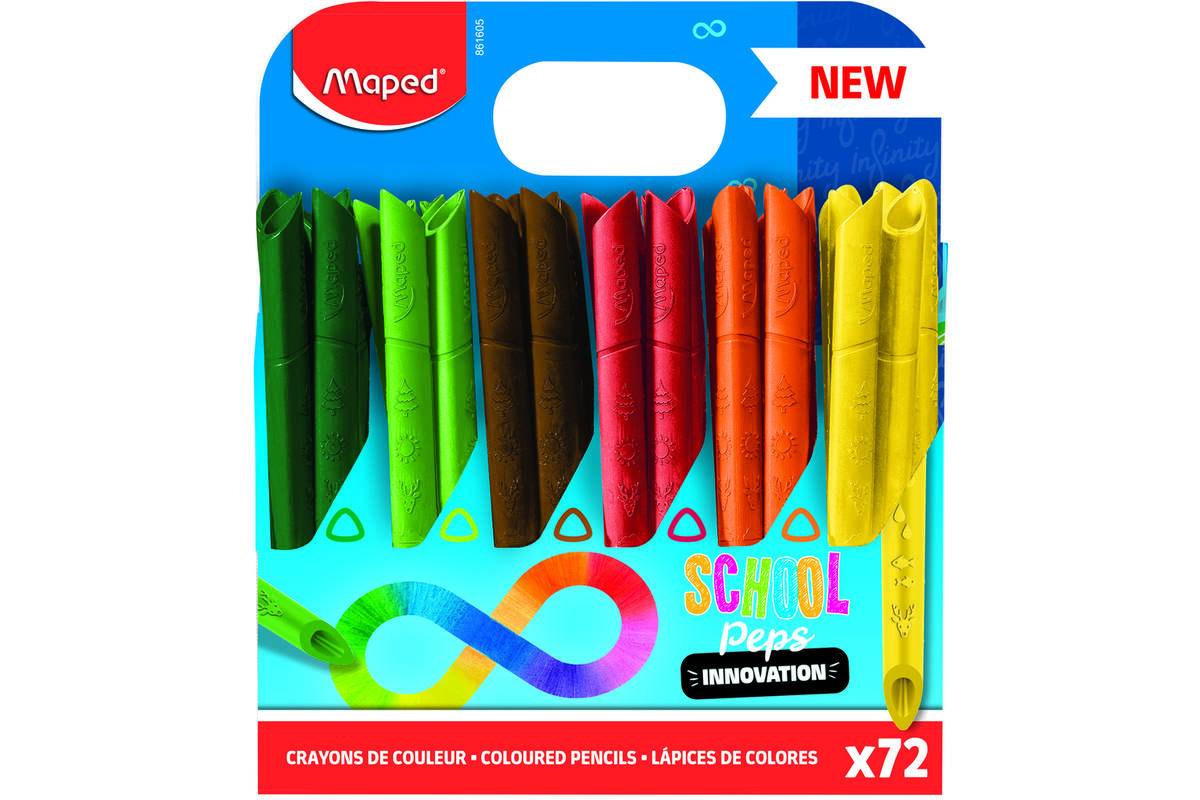 Kleurpotlood Maped Infinity assorti, 72 stuks