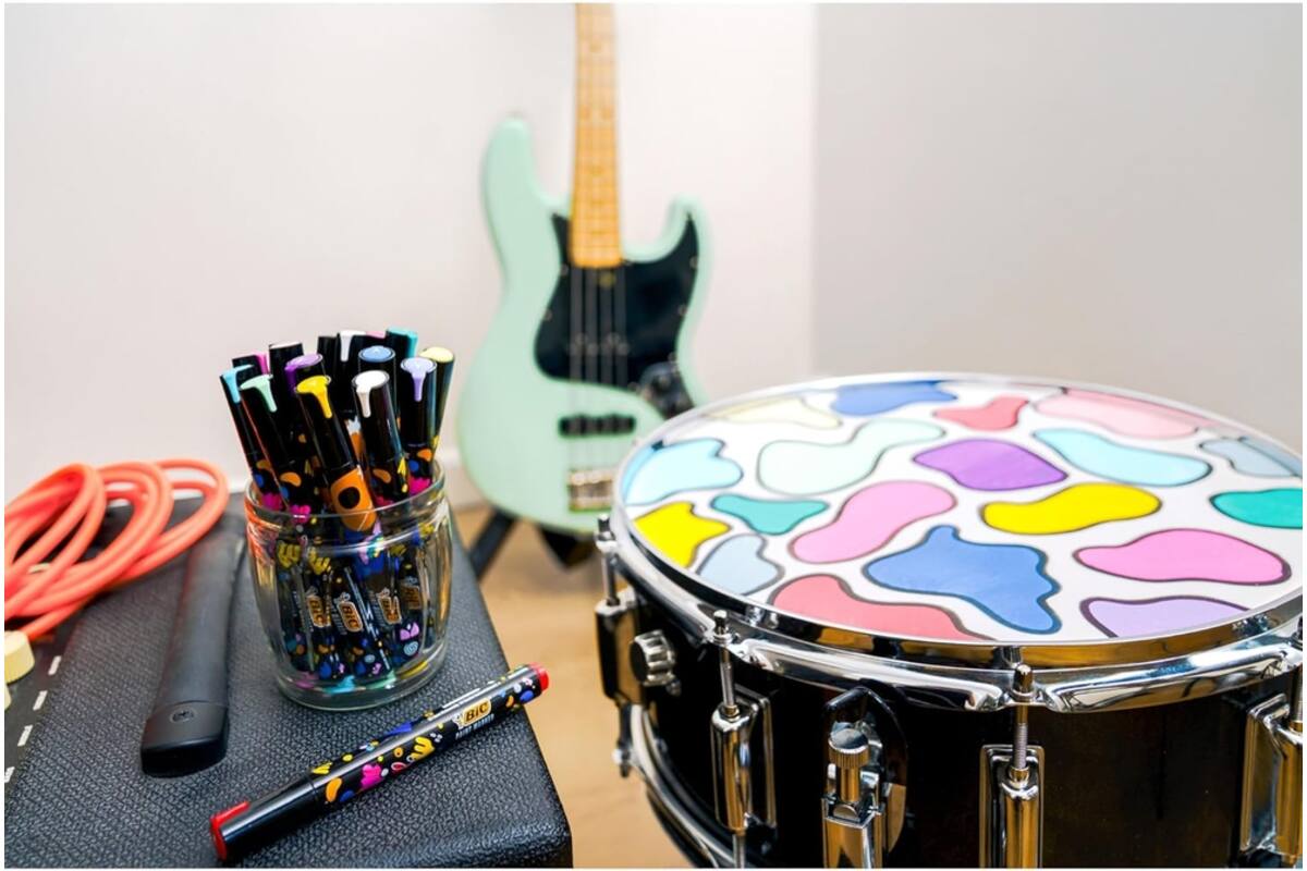 Acrylmarker BIC paint assorti, 12 stuks