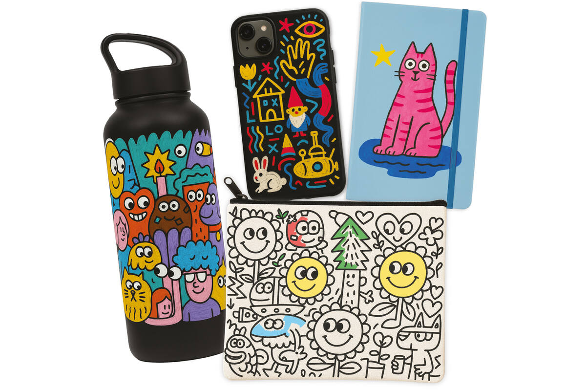 Acrylstiften Carioca  assorti maxi punt, 12 stuks