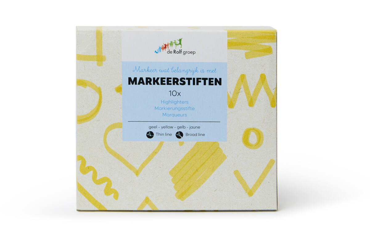 Markeerstift | de Rolf groep | geel