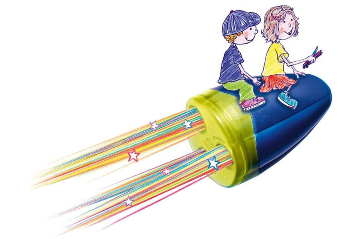 Puntenslijper trio Spaceship tonmodel
