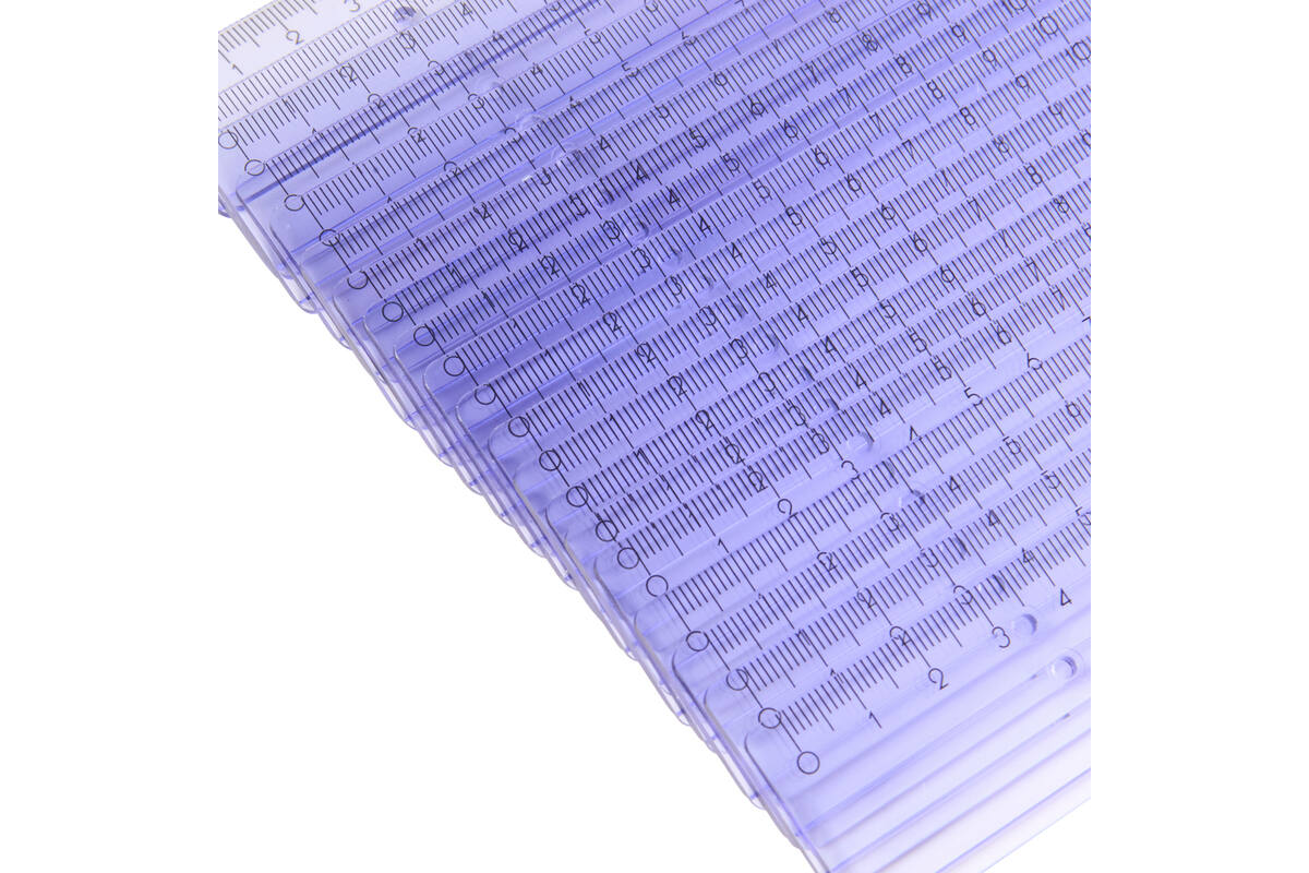 Liniaal plastic 20 cm, 20 stuks