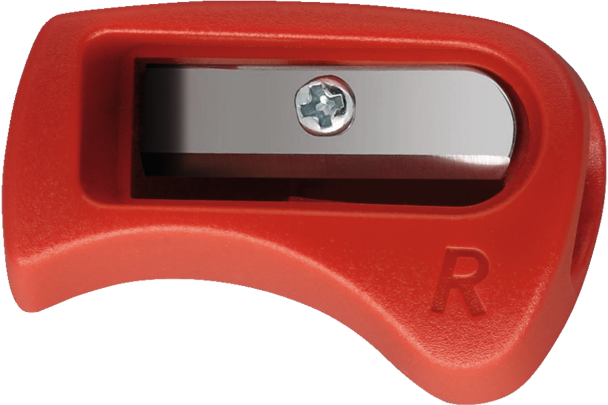 Puntenslijper rechts STABILO EASYgraph en EASYcolors rood