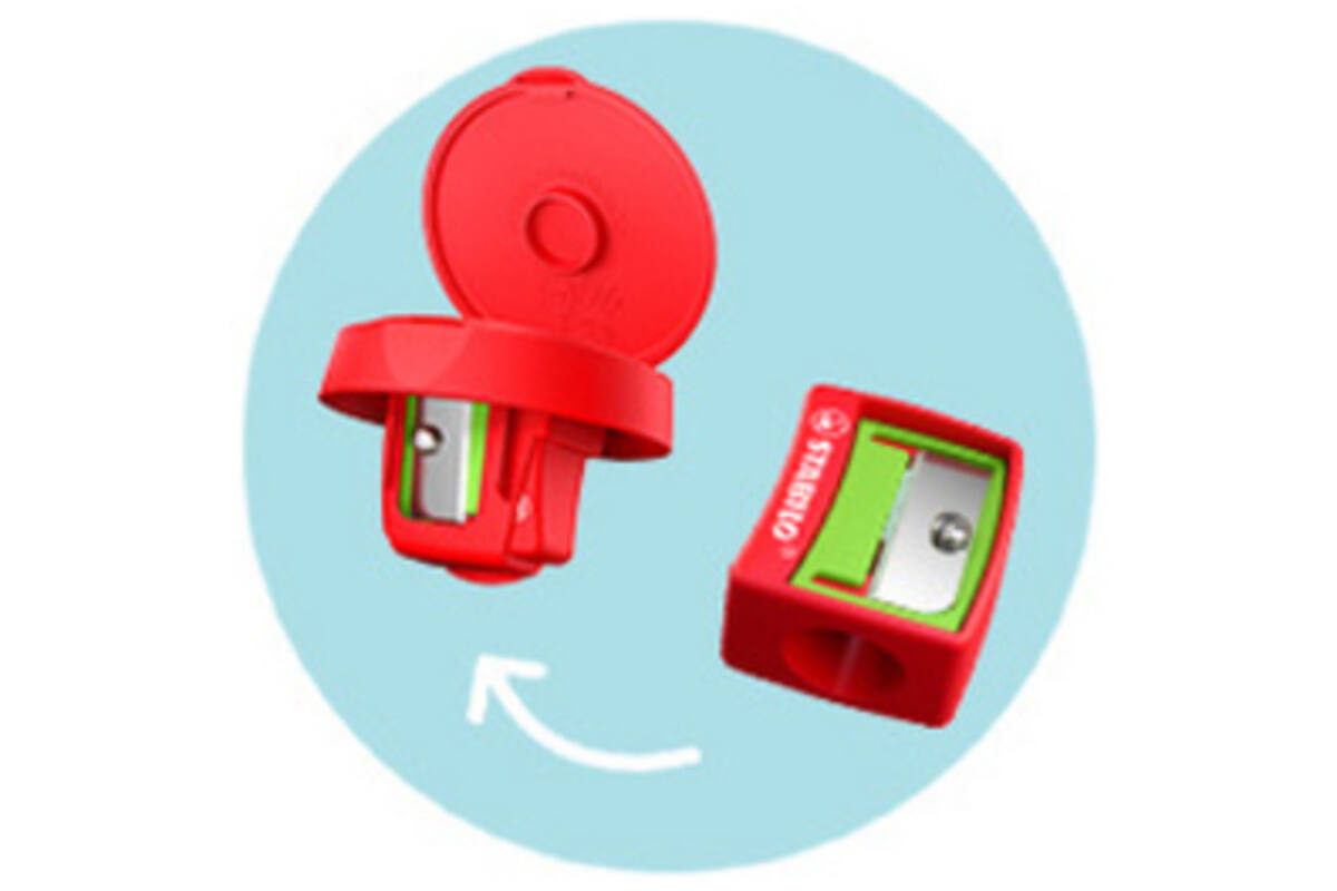 Puntenslijper met container STABILO o.a voor Woody/Markdry
