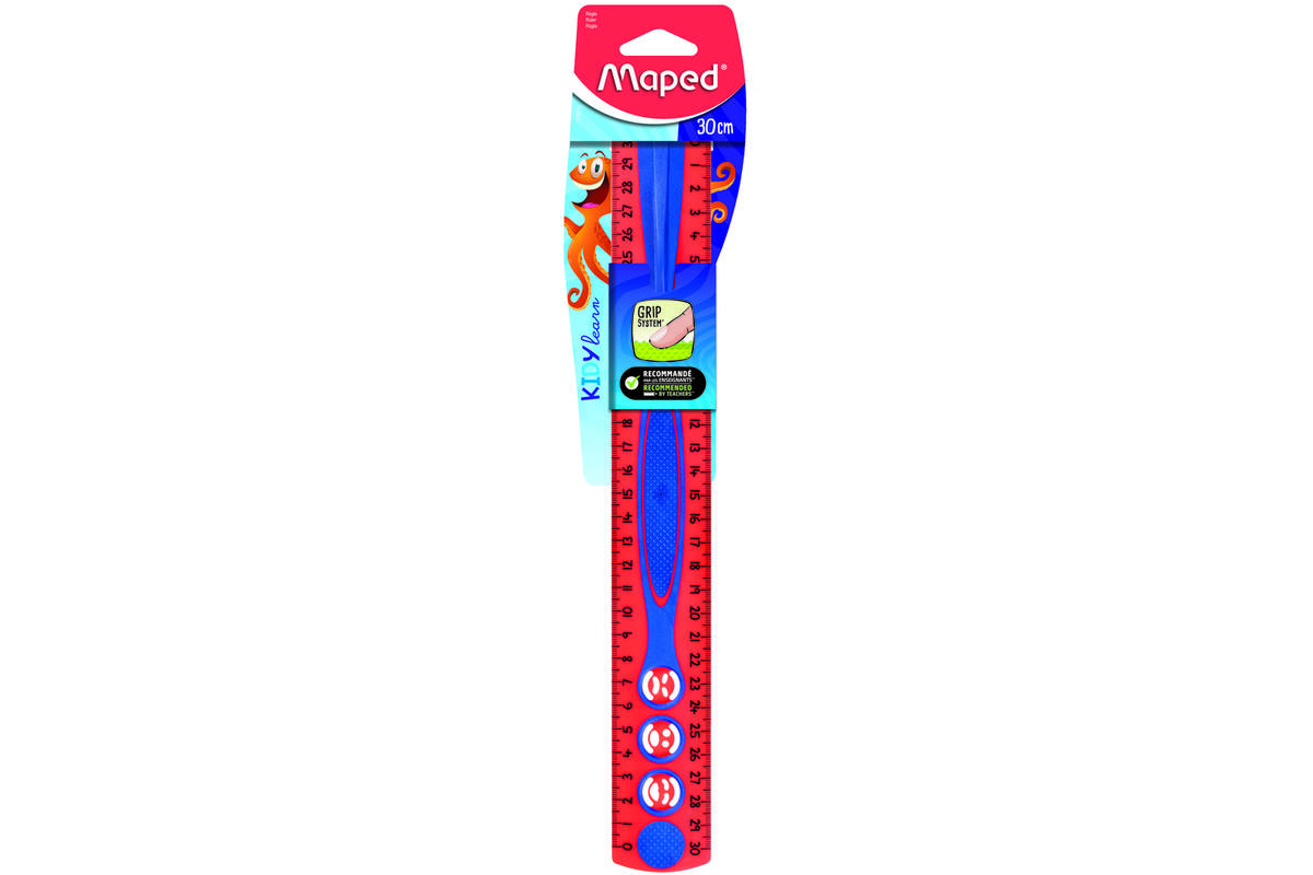 Liniaal Maped Kidy learn assorti, 30 cm