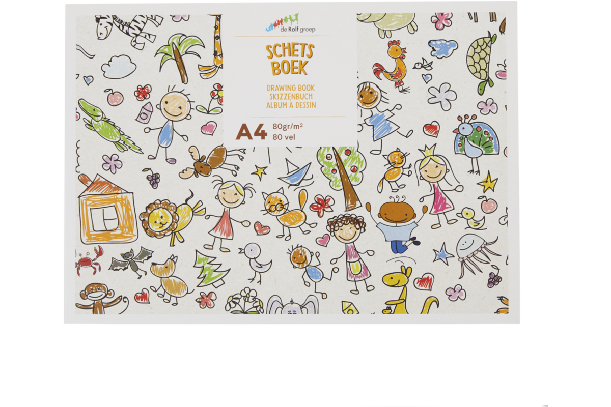 Schetsboek | de Rolf groep A4, 80 vel
