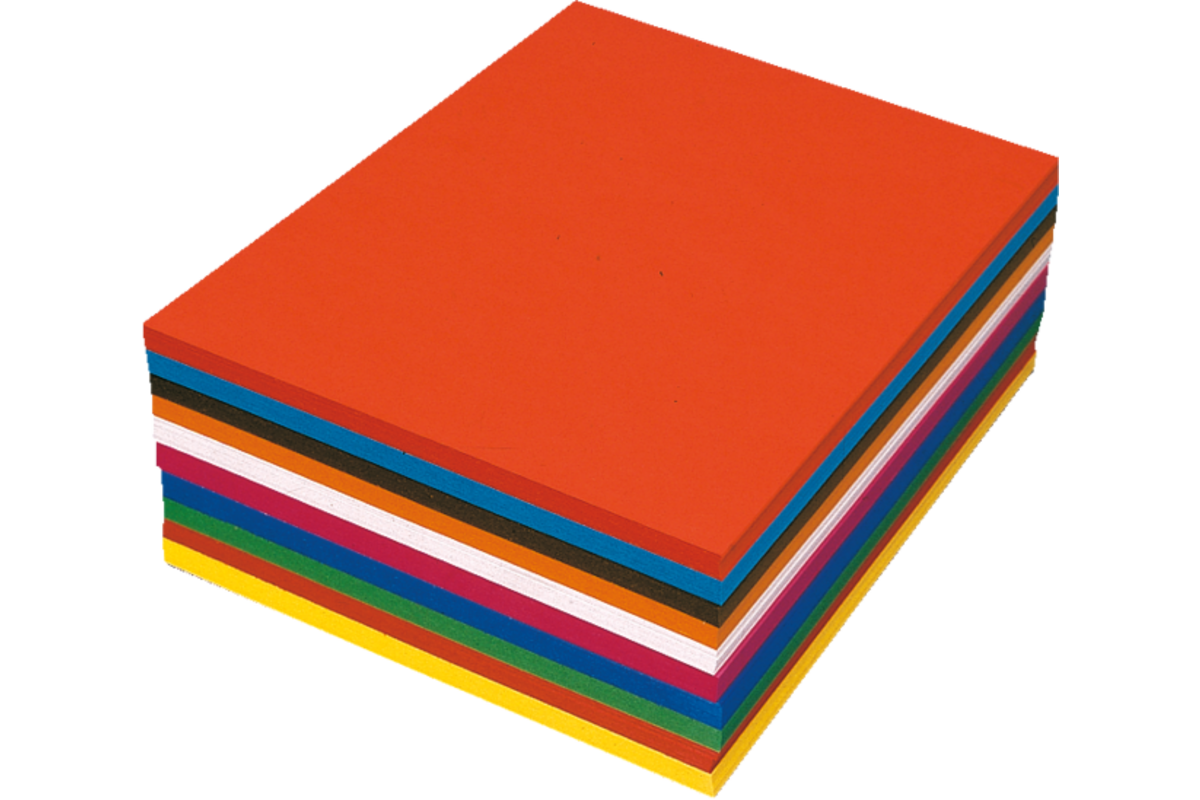 Wasco papier 25 x 32 cm ass. 240 vel in 12 kleuren, 120 grs.