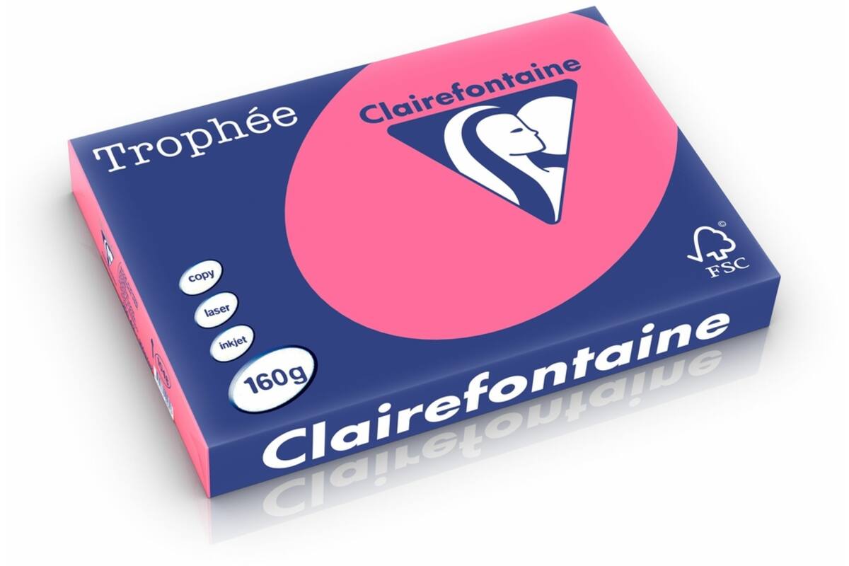 Omslagkarton fuchsia A3, FSC houtvrij 250 vel, 160grs.