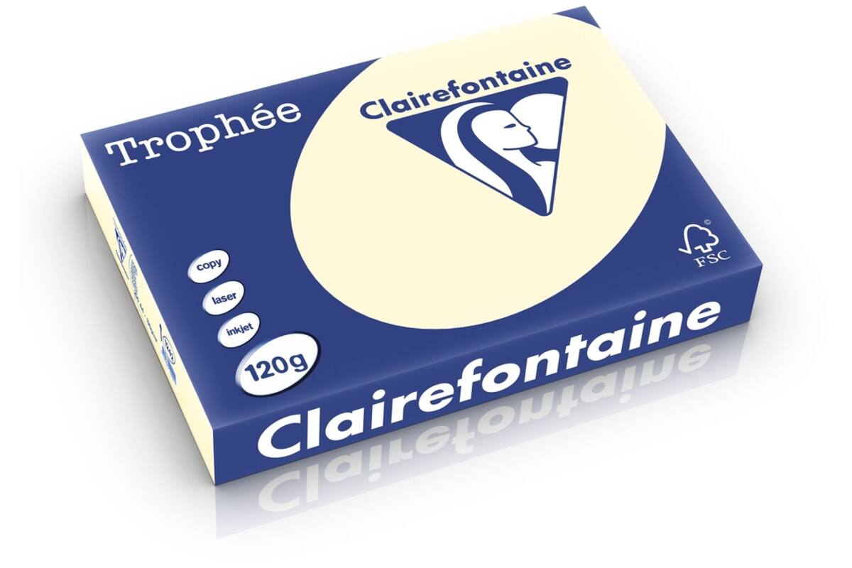 Omslagkarton karton A4 creme 250 vel, 120 grs.