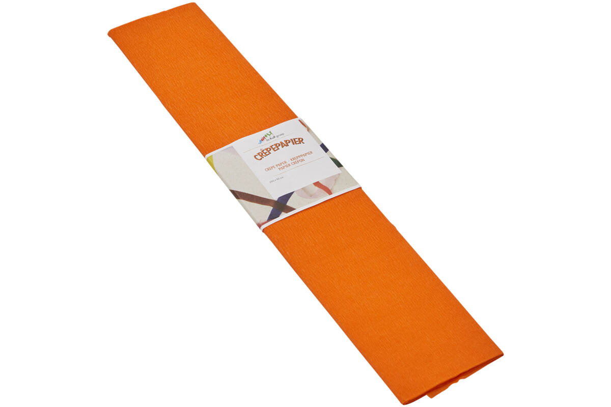 Crêpepapier oranje 250 x 50 cm