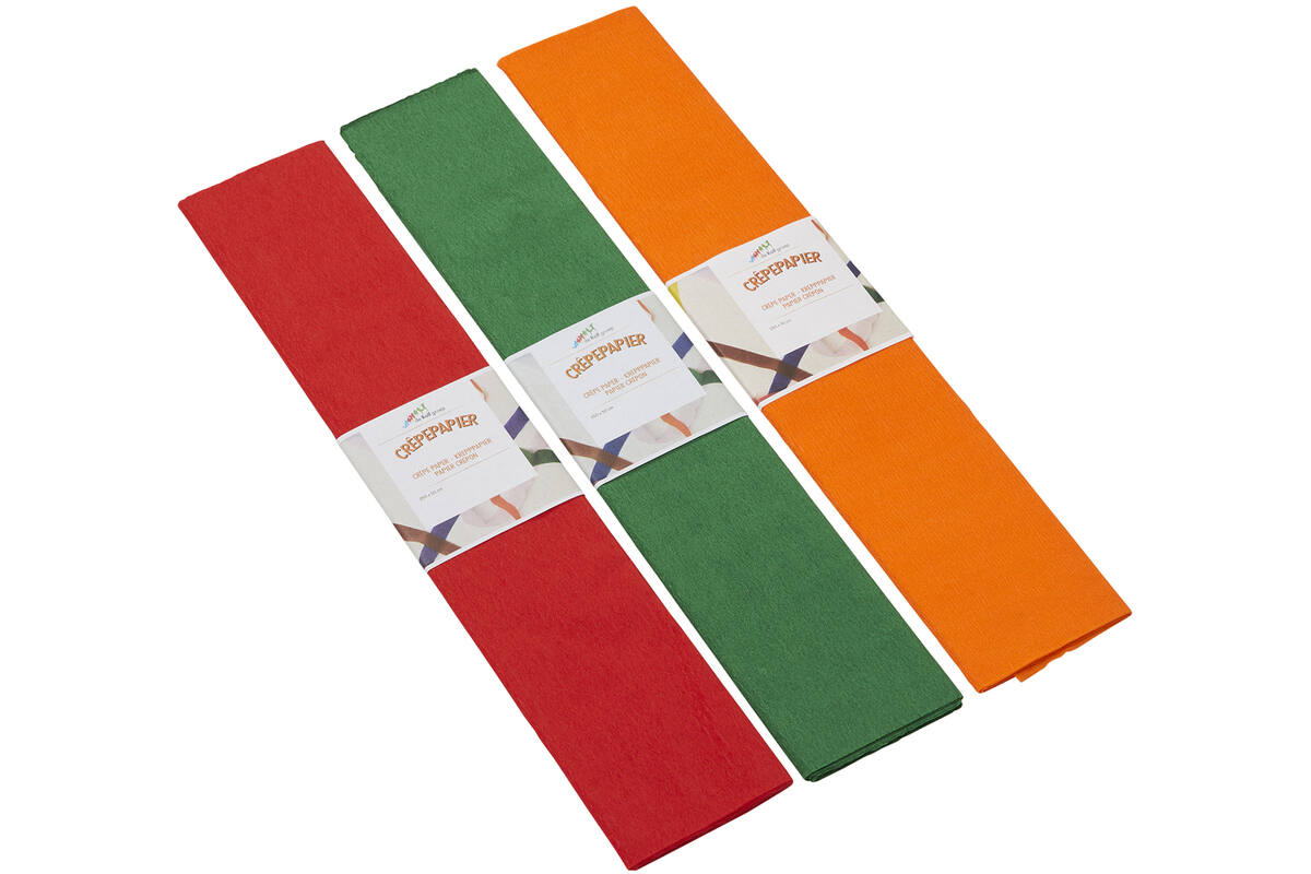 Crêpepapier rood 250 x 50 cm