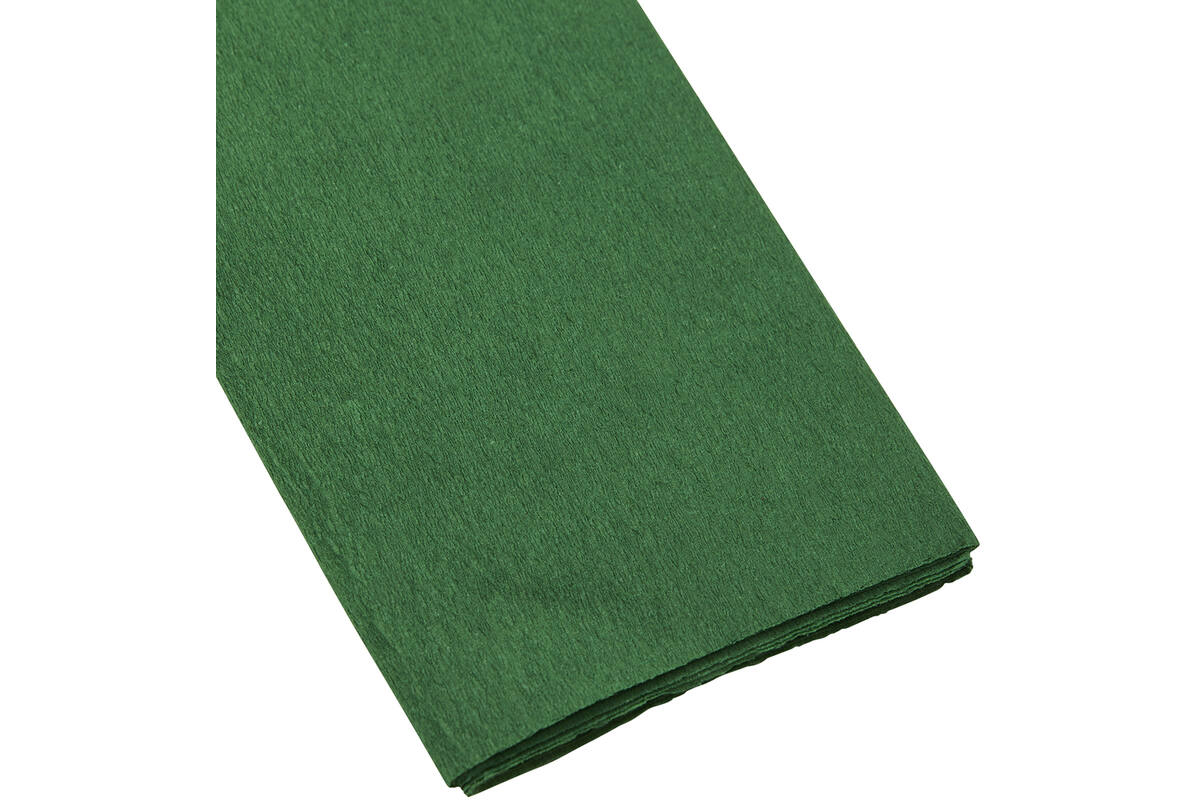 Crêpepapier donkergroen 250 x 50 cm