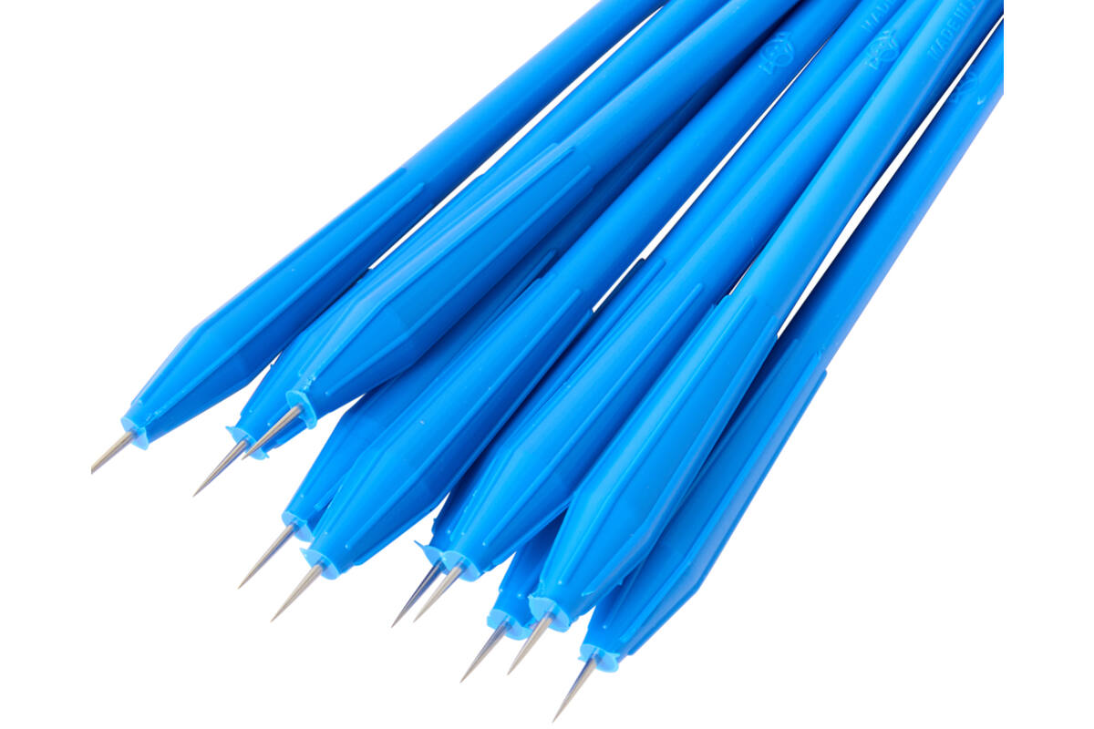 Prikpennen lengte 14 cm blauw 10 stuks