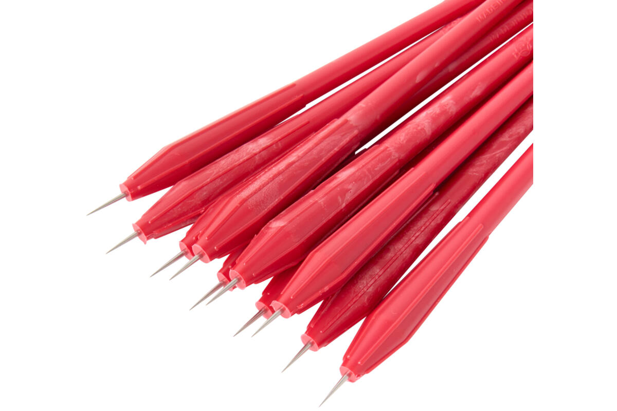 Prikpennen lengte 14 cm rood 10 stuks