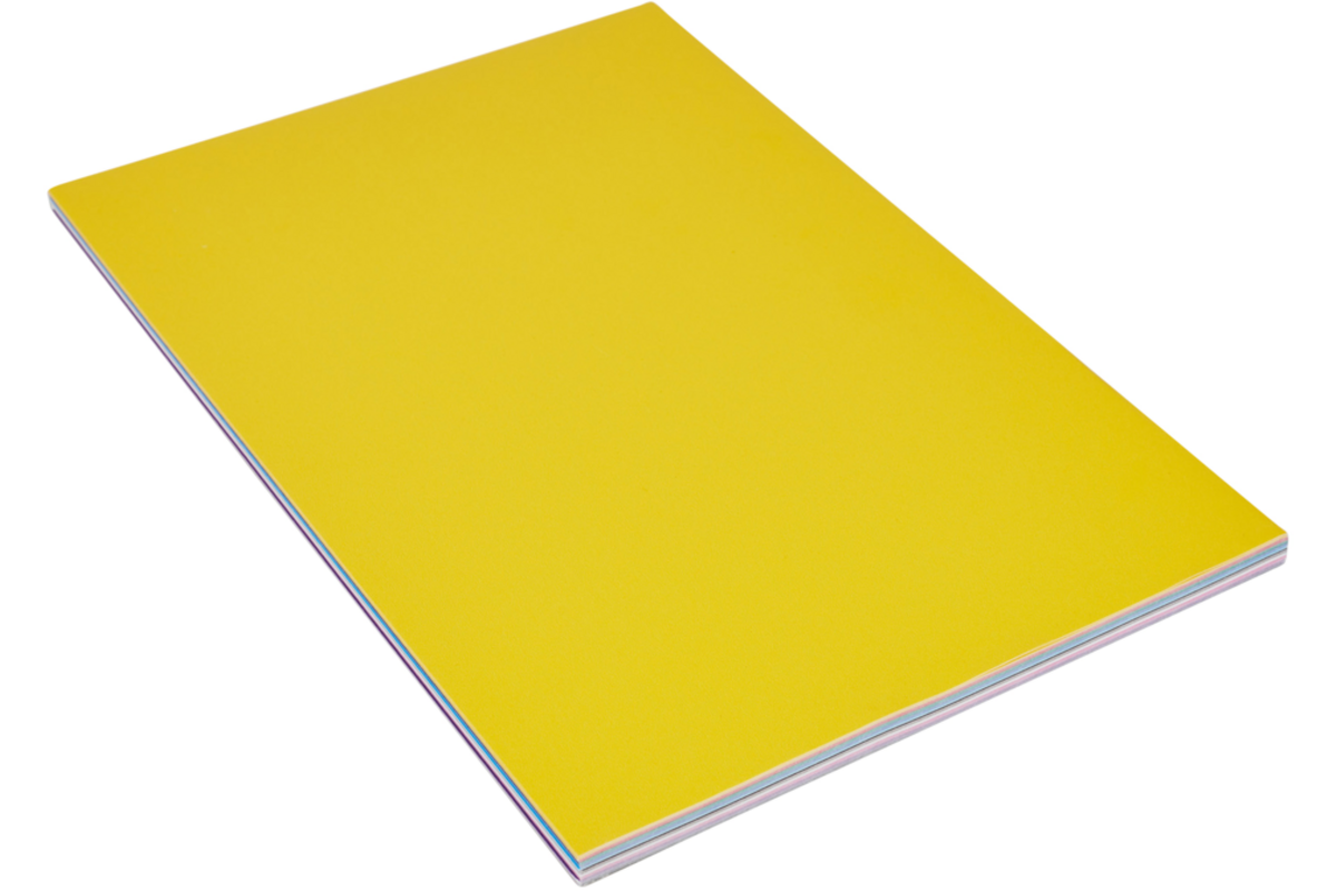 Sitspapier 25 x 17 cm 100 vel 10 kleuren ass., 80 grs.