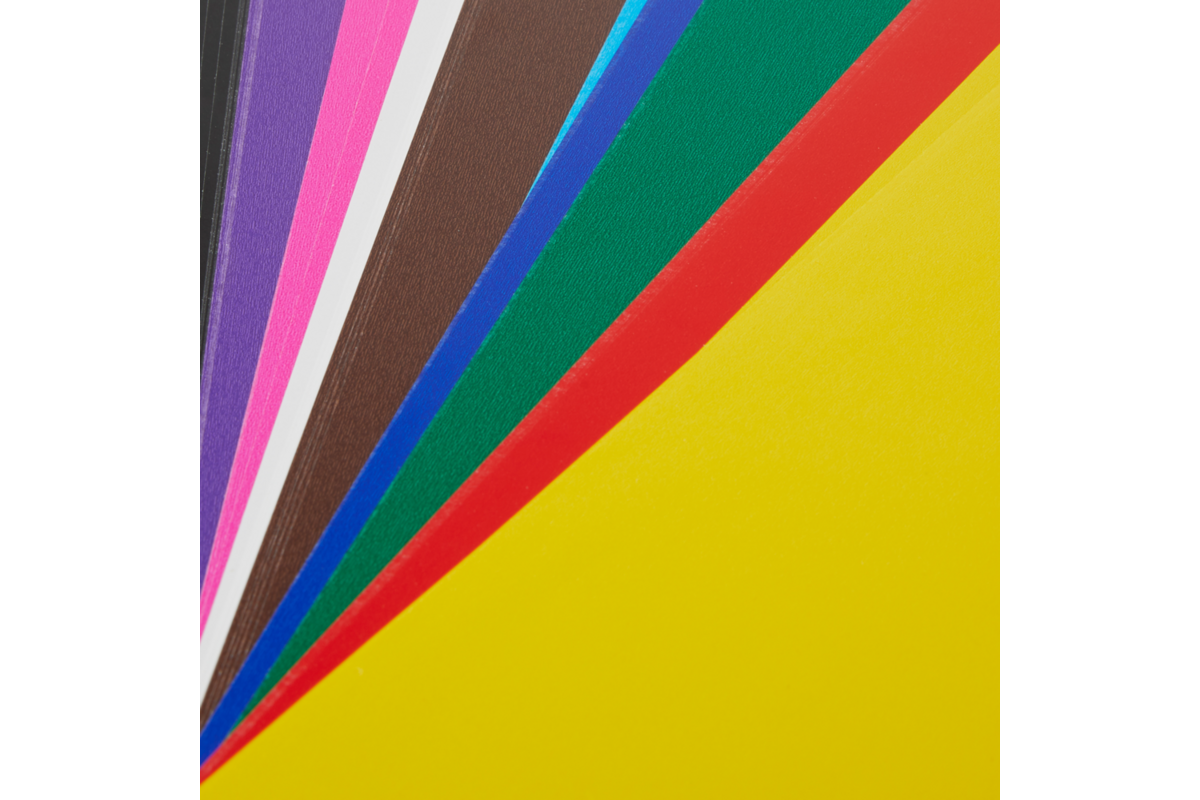 Sitspapier 25 x 17 cm 100 vel 10 kleuren ass., 80 grs.