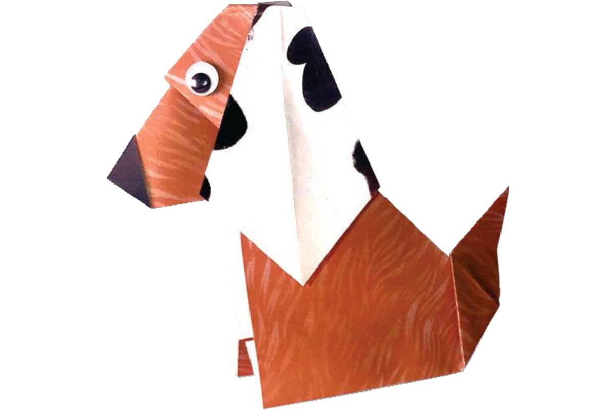 Origamipapier Dieren 15 x 15 cm, 72 vel