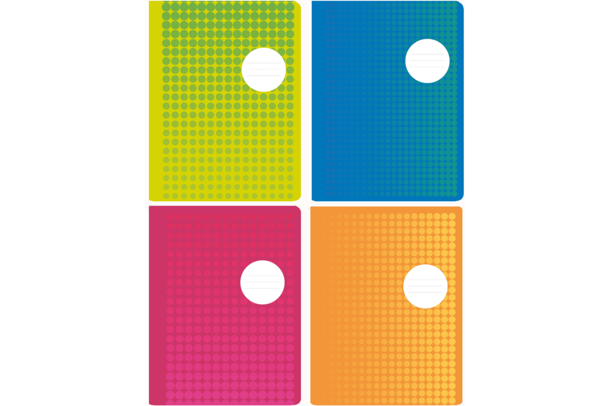 Plakboek blanco, dots, 22 x 32 cm