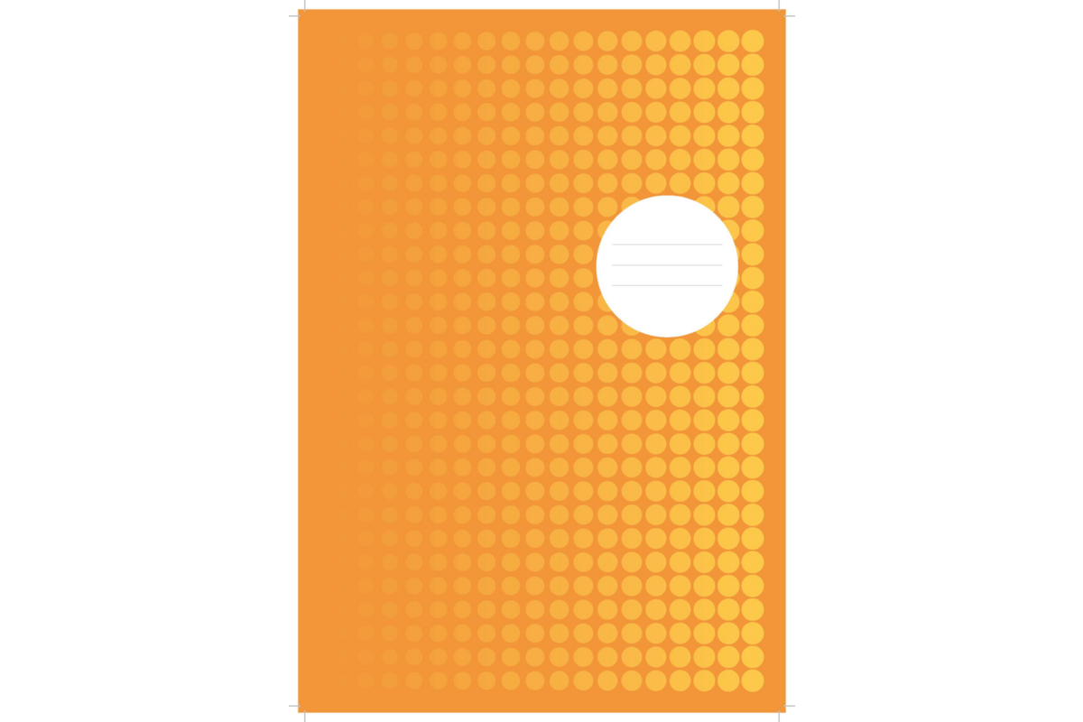 Plakboek blanco, dots, 22 x 32 cm