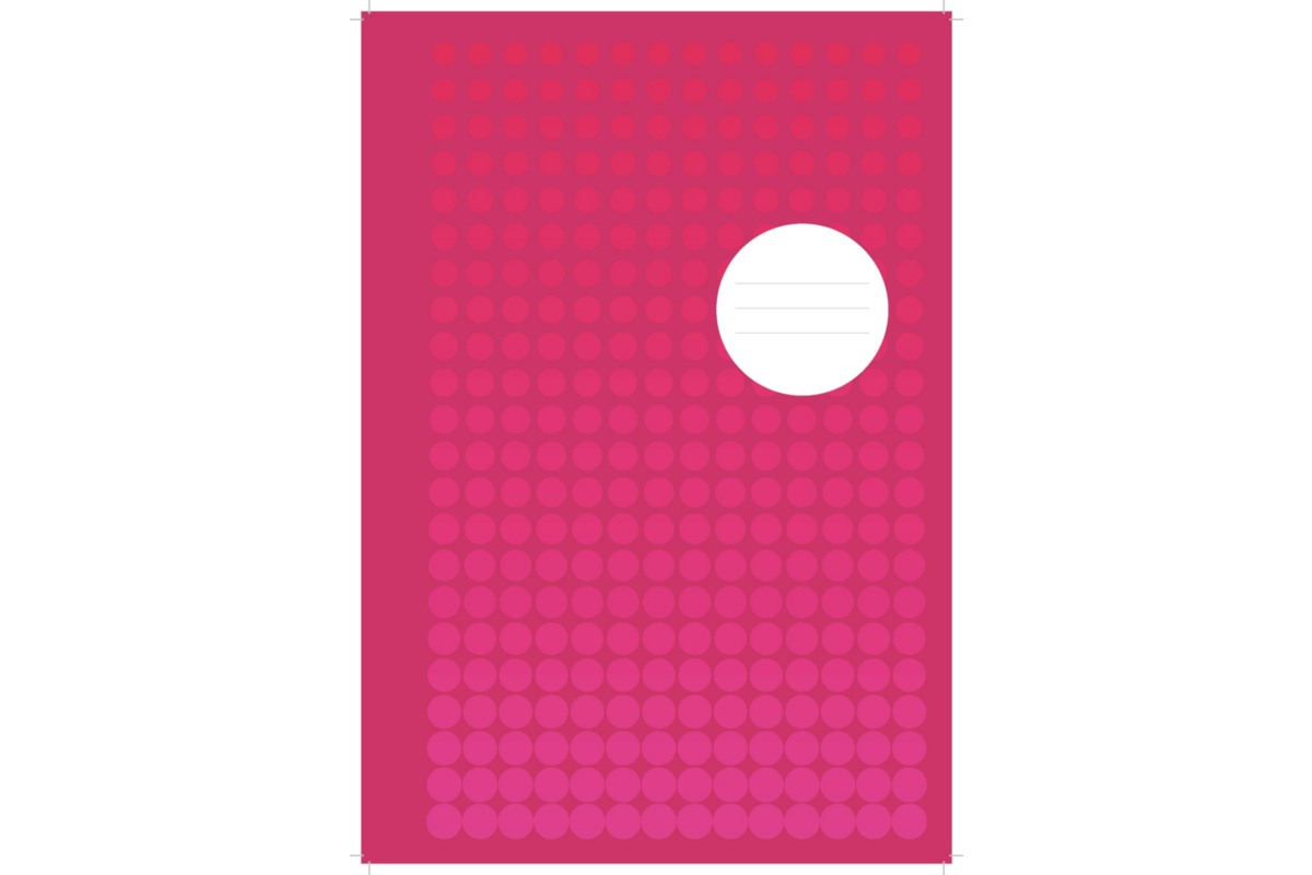 Plakboek blanco, dots, 22 x 32 cm