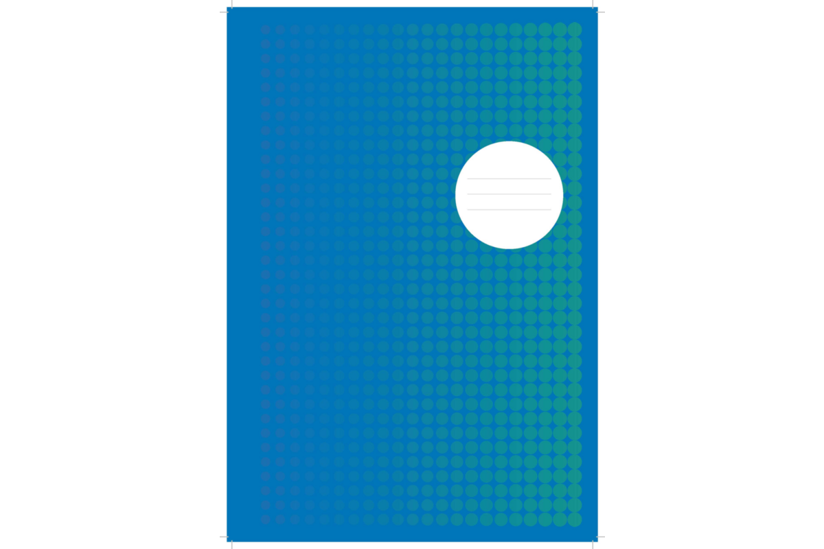 Plakboek blanco, dots, 22 x 32 cm