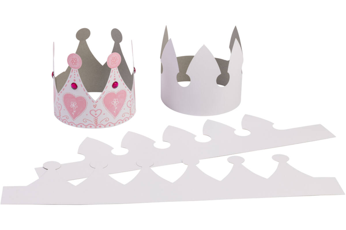 Kroon karton 16 x 56 cm, 12 stuks