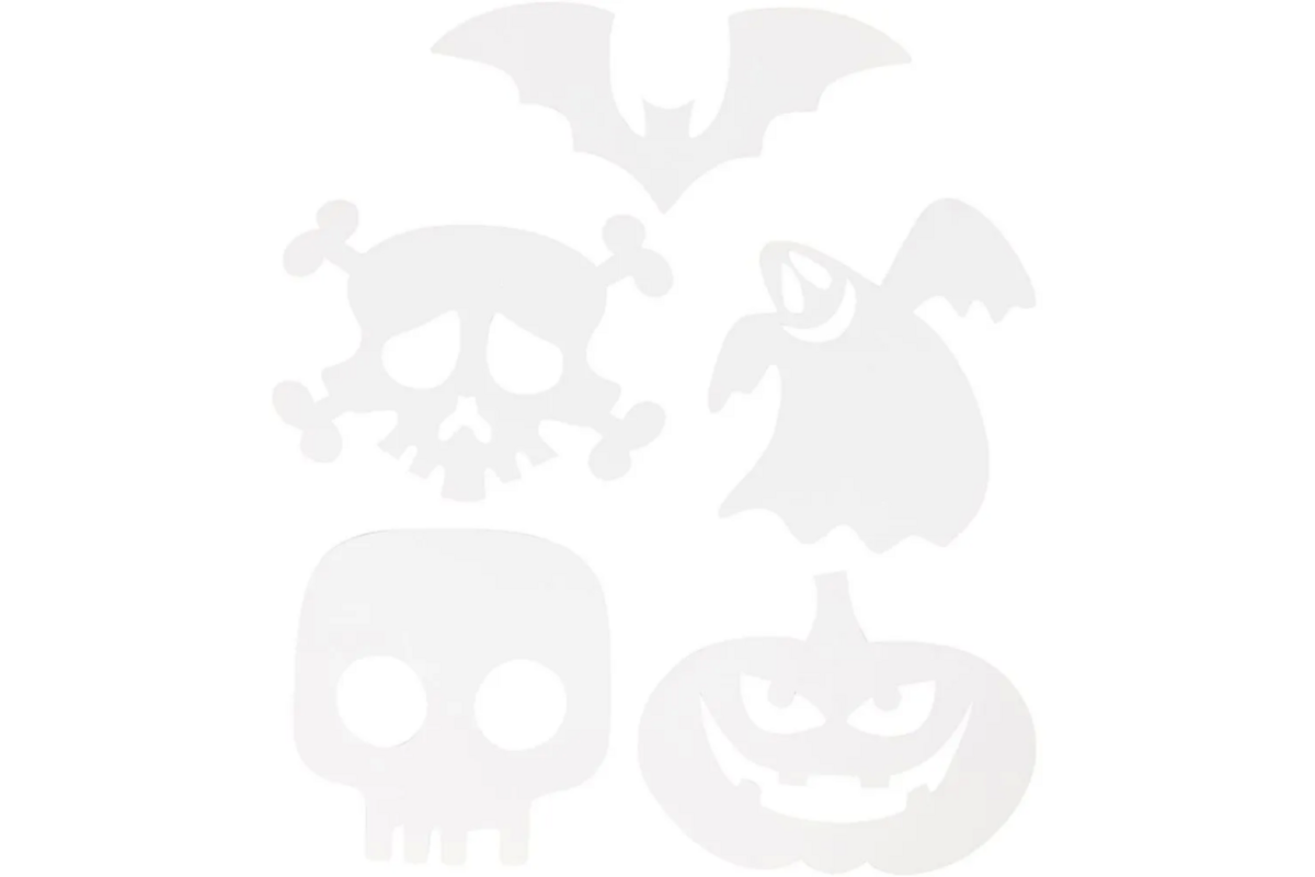 Halloween figuren 25  x 17 cm, 16 stuks