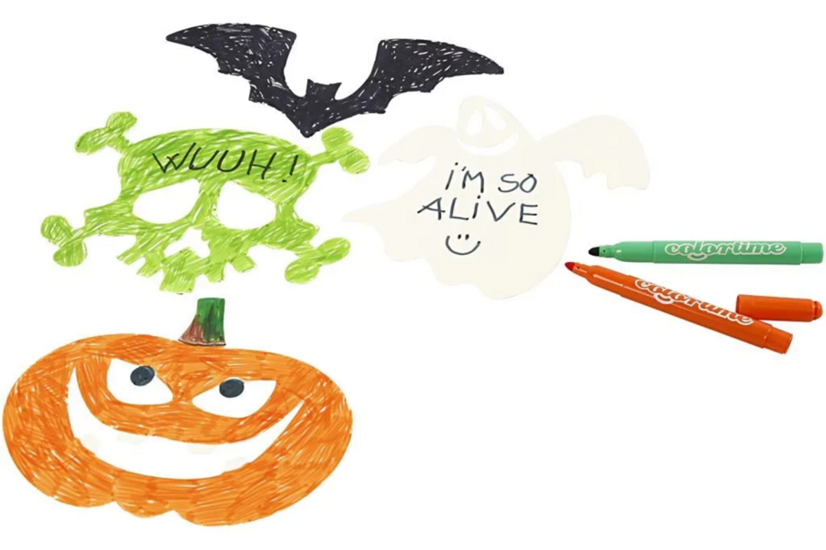 Halloween figuren 25  x 17 cm, 16 stuks