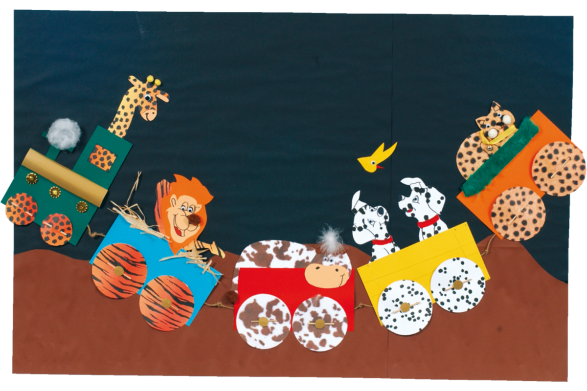 Safarikarton, ass. 10 vel 50 x 70 cm, 300 grs.