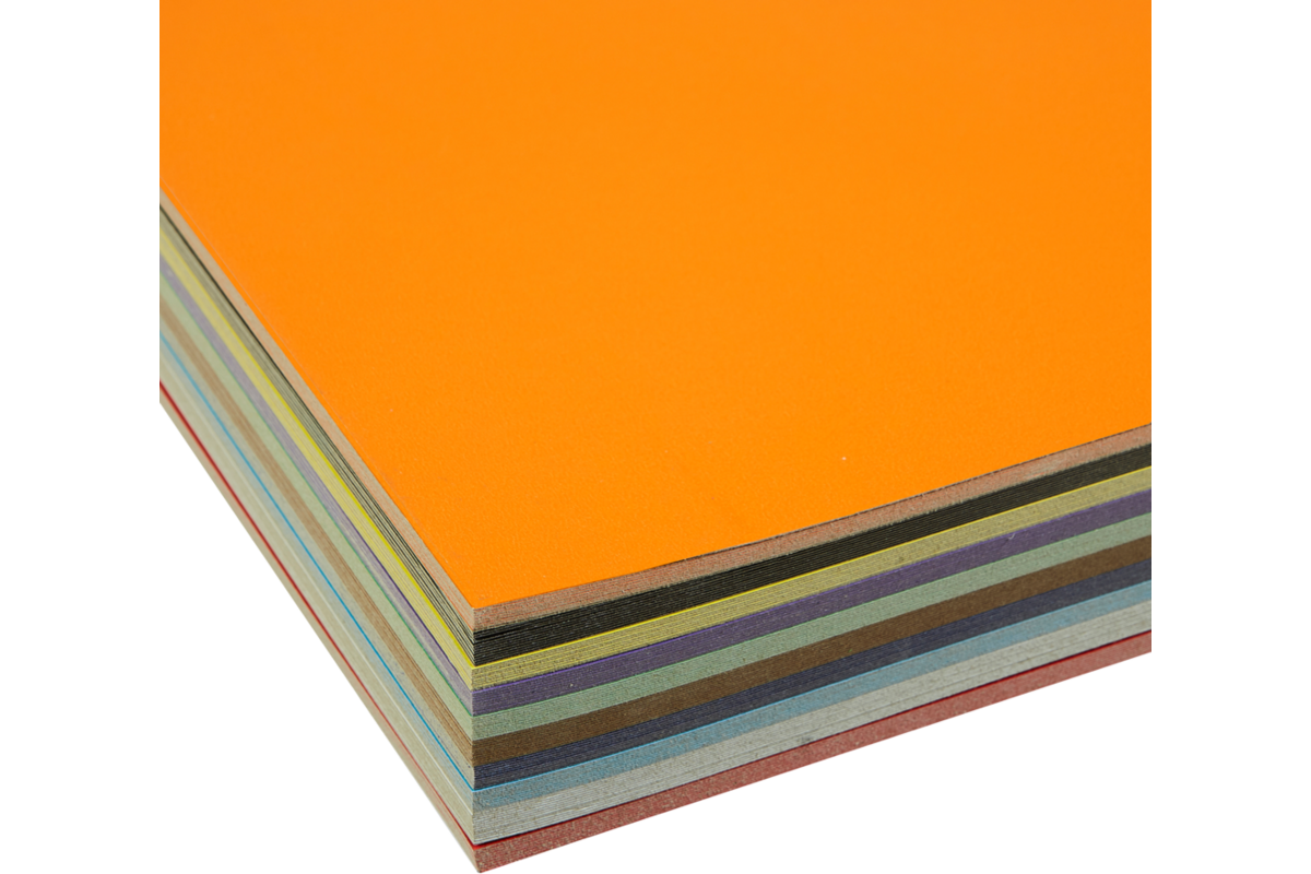 Knutselkarton 29 x 42 cm 100 vel 10 kleuren ass. 360 grs.