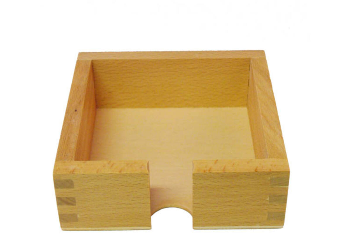Vouwbladenbakje 10 x 10 cm