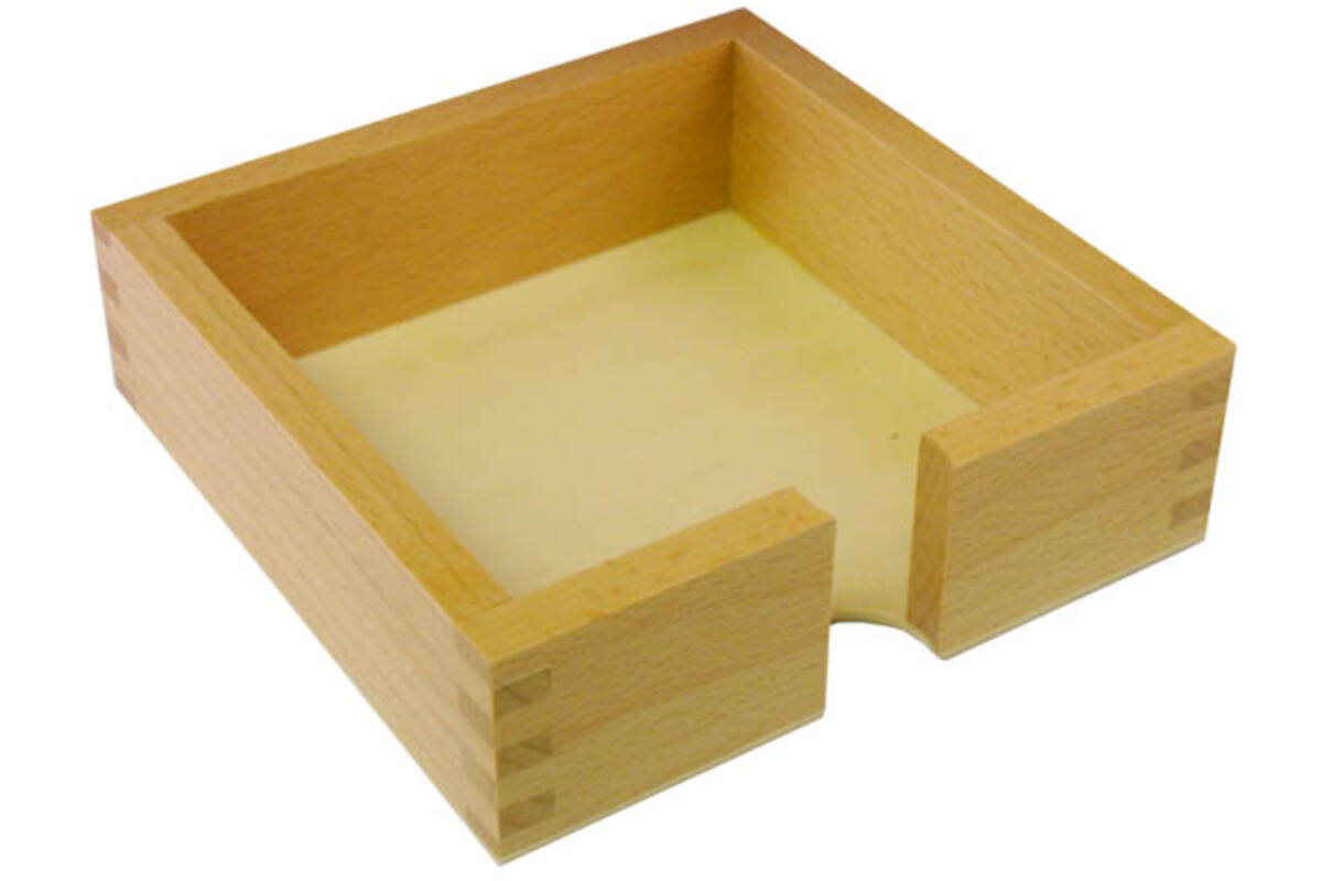 Vouwbladenbakje 10 x 10 cm