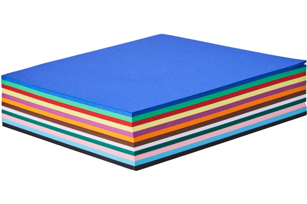 Vouwkartons 12 x 12 cm 140 grs 12-kleuren 240 vel