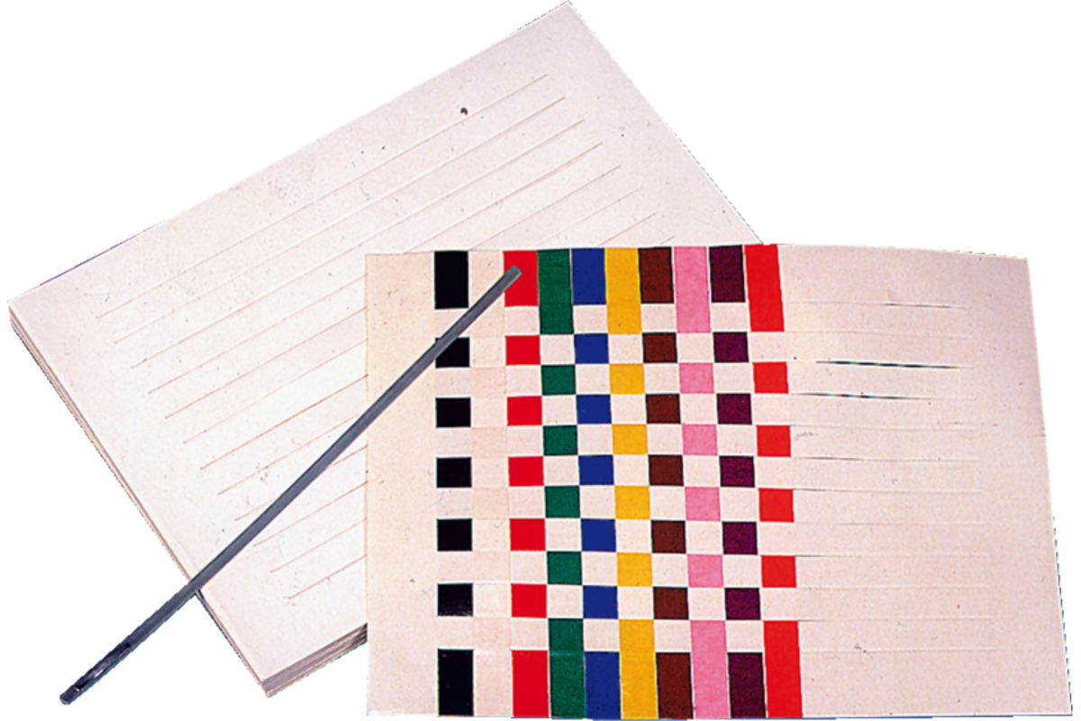 Vlechtrepen sitspapier 10-kleuren 1000 vel