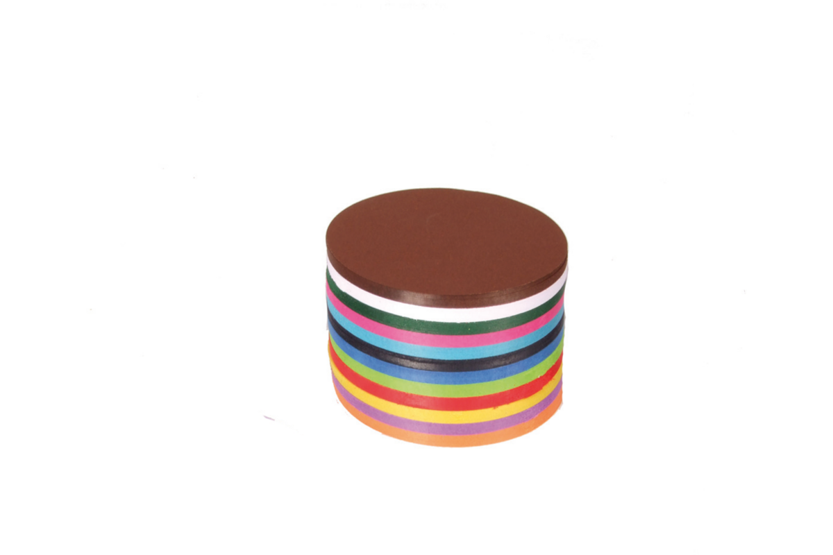 Vouwbladen rond 16 cm 60 grs 12-kleuren 480 vel