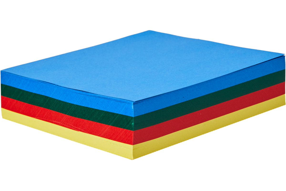 Vouwbladen 16 x 16 cm 60 grs 4-kleuren 480 vel