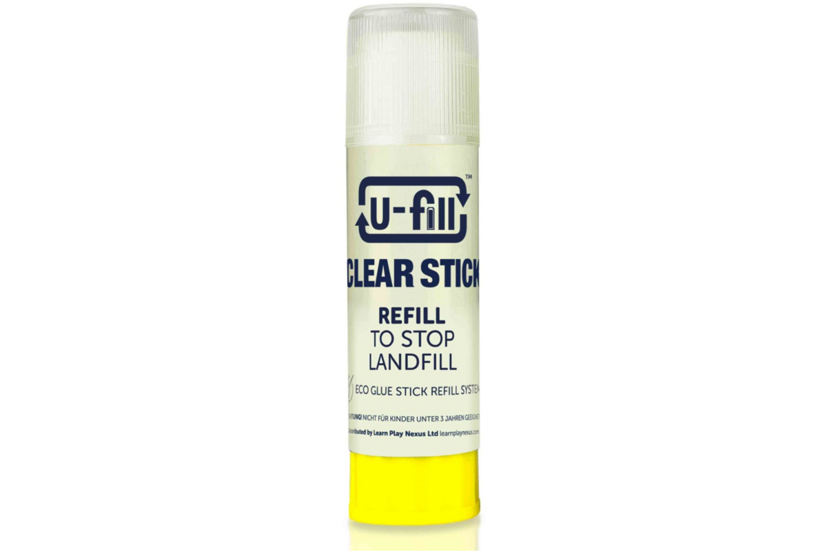 Plakstift Clear stick extra sterk 40 gram, navulbaar