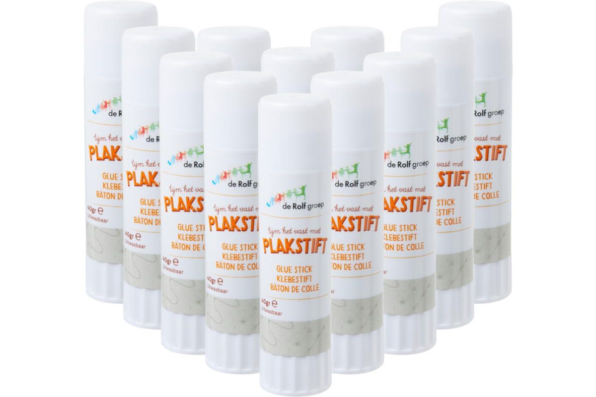 Plakstift | de Rolf groep | 40 gram, 12 stuks